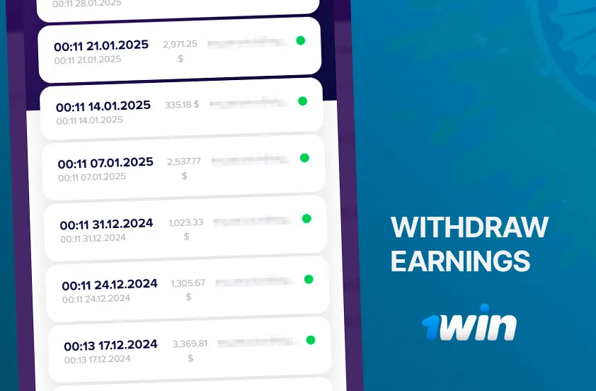 Withdrawal from 1win affiliate program